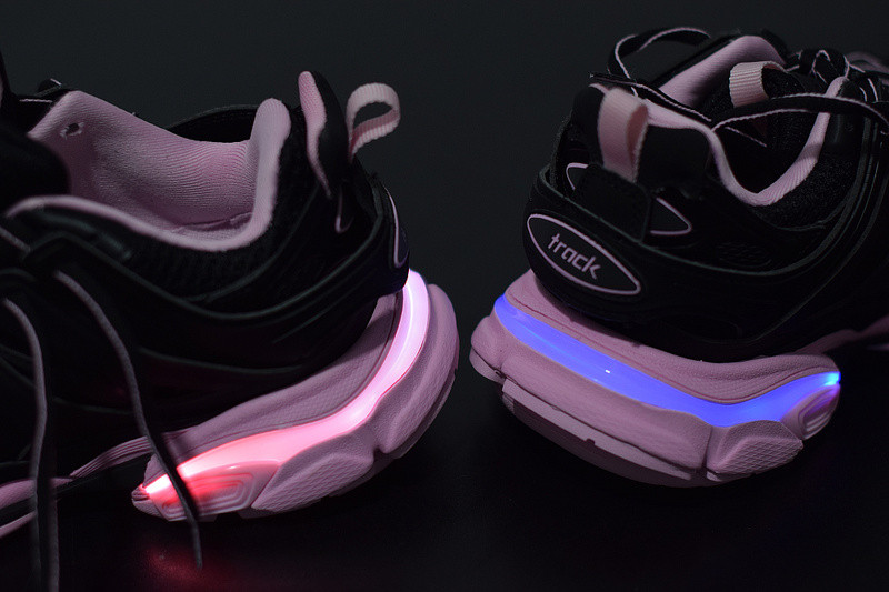bc track mule clear sole sneakers 3.0 led