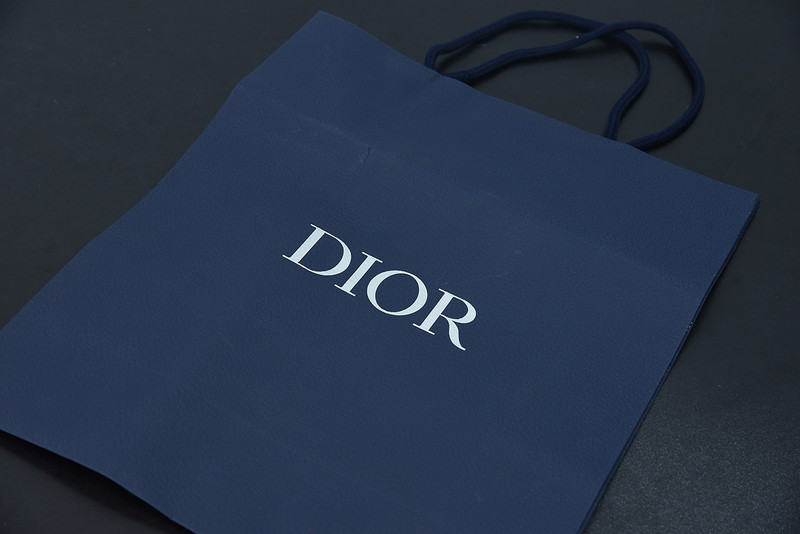 dio* b23 oblique high-top white sneaker