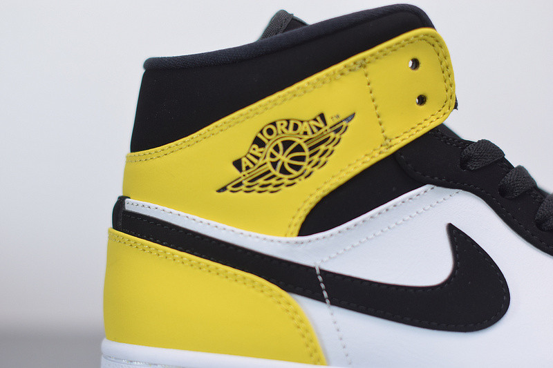 air jordan 1 mid se "yellow toe" 852542-071