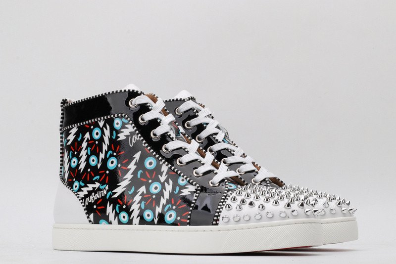 chian louin high top sneaker