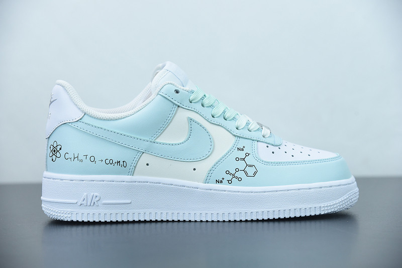 nike air force 1 ''07 low white blue black cw2288-303