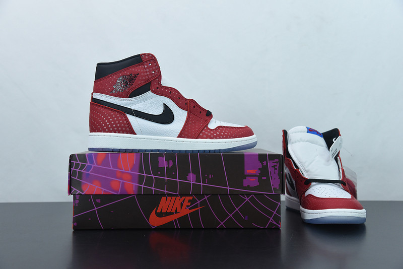 air jordan 1 retro high og "spiderman" 555088-602