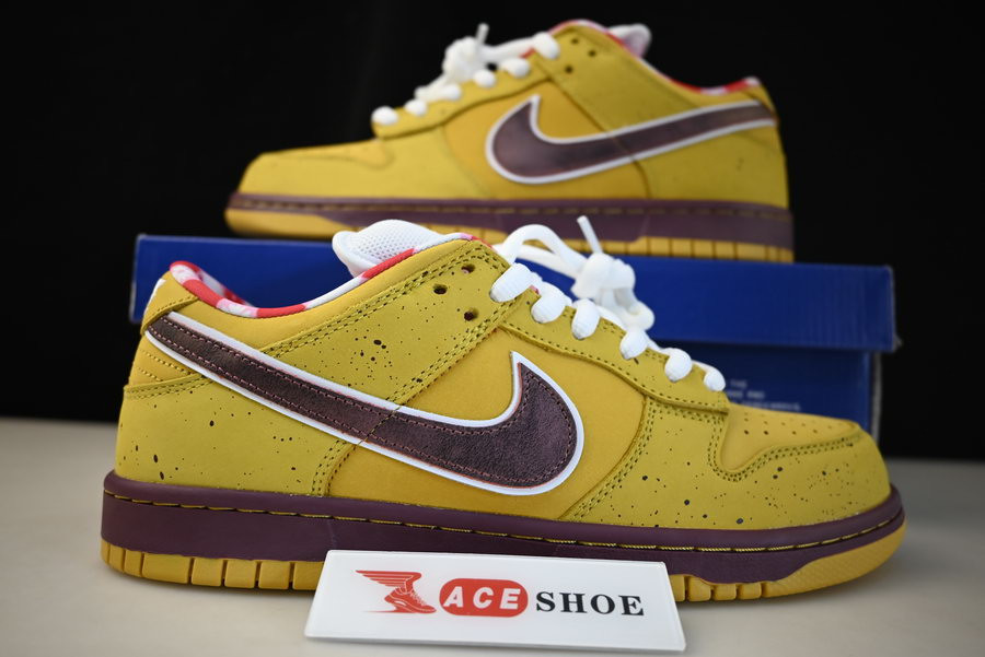 nike sb dunk low yellow lobster 313170-137566