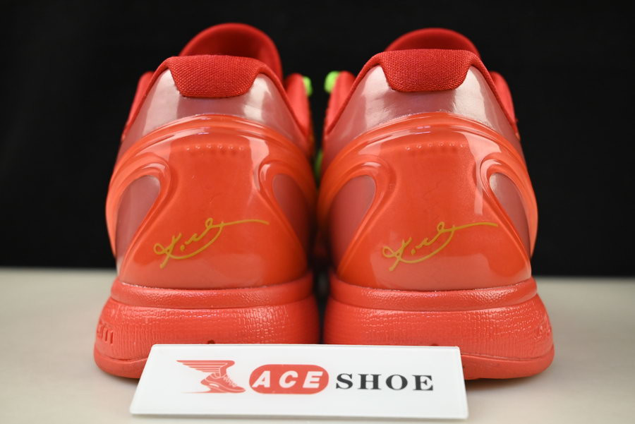 nike kobe 6 protro “reverse grinch” fv4921-600