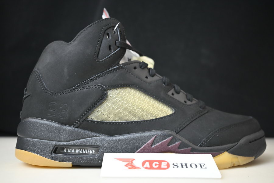 a ma maniÉre x air jordan 5 “black” fd1330-001