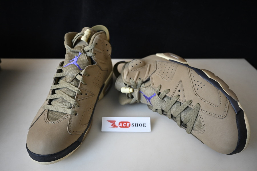 air jordan 6 gore-tex brown kelp fd1643-300