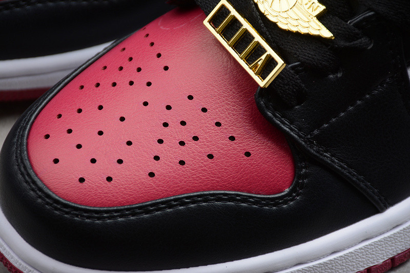 air jordan 1 mid se black dark beetroot（w）cz4385-016