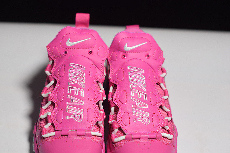 nike air more money qs "pinkfire" aj7383-600