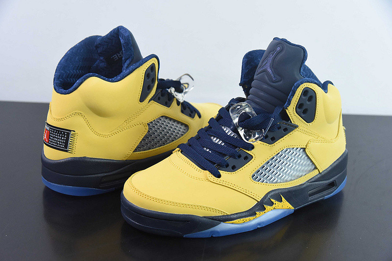 air jordan 5 retro sp michigan cq9541-704