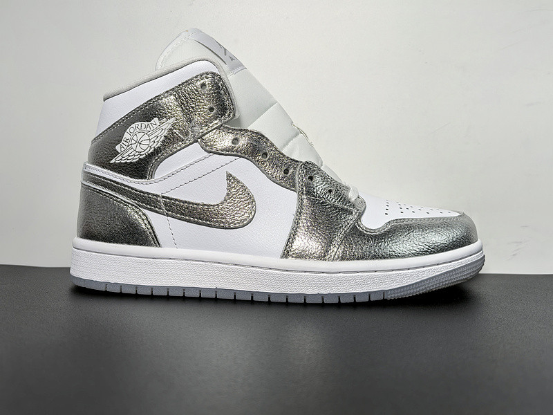 Air Jordan 1 Mid SE Metallic Silver FN5031-100