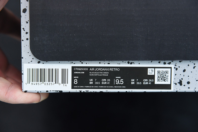 air jordan 6“electric green‘ ct8529-003