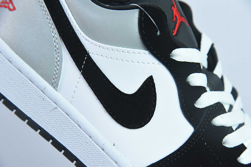Air Jordan 1 Low SE White Fire Red Black Matte Silver HF3148-106