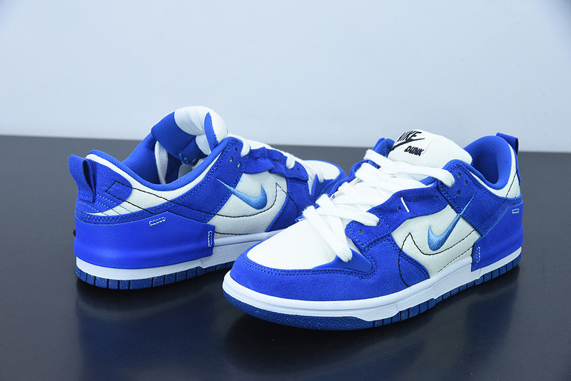 nike dunk low disrupt 2 white university blue dh4402-102