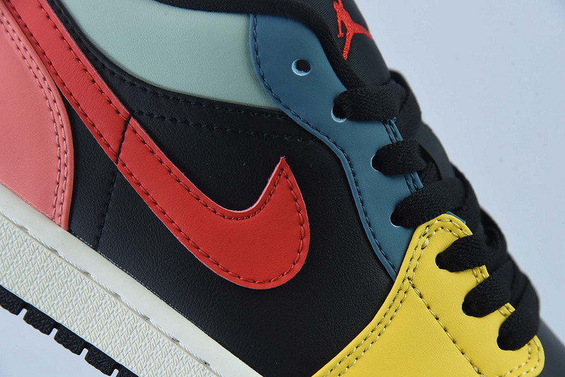 air jordan 1 low “black multi” dn3739-060