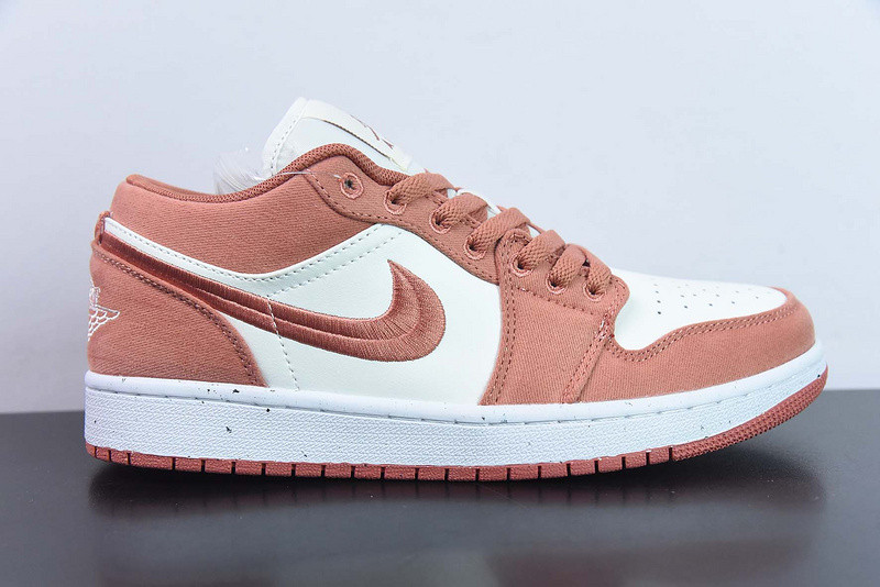 air jordan 1 low se canvas "orange" fn3722-801