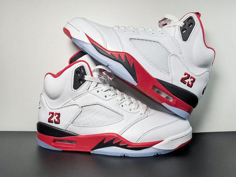 Air Jordan 5 Fire Red Black Tongue HQ7978-101