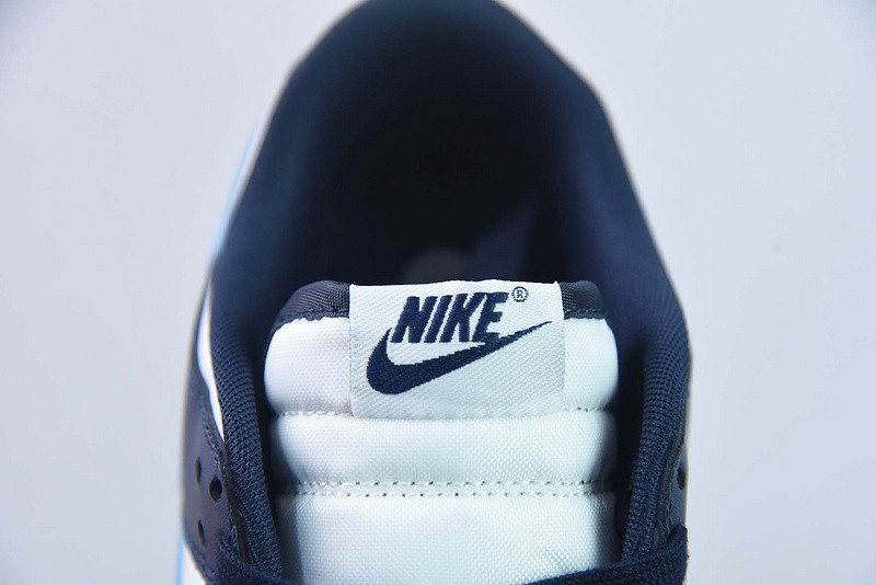 nike dunk low white navy university blue fn7800-400