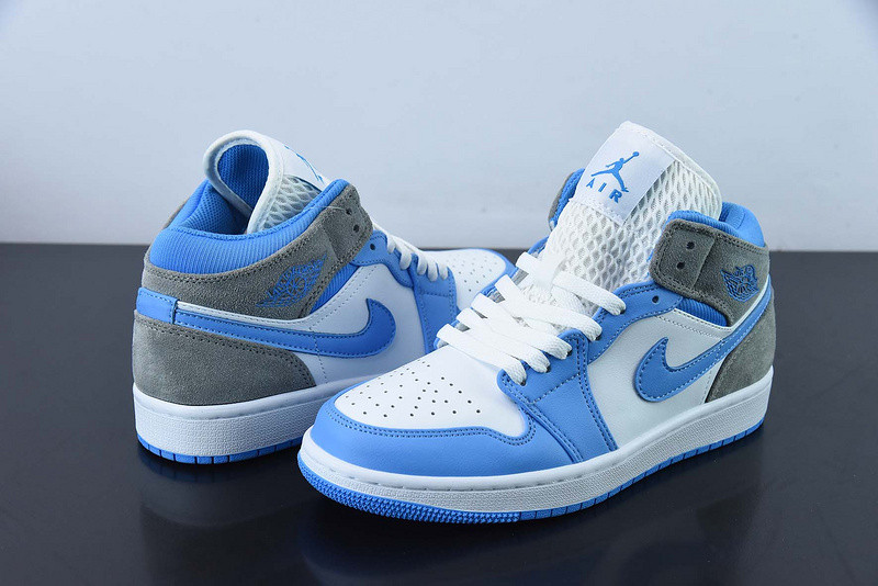 air jordan 1 mid “university blue” dx9276-100