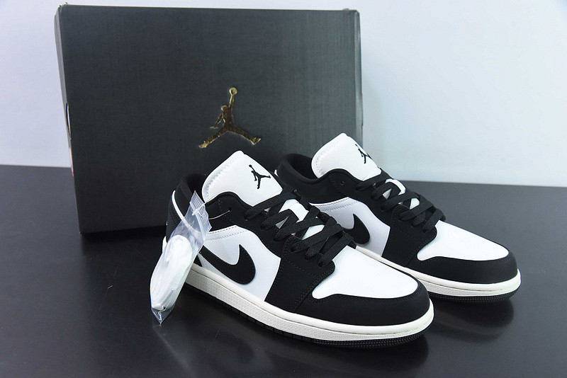 air jordan 1 low strikes up a “vintage panda” fb9893-101