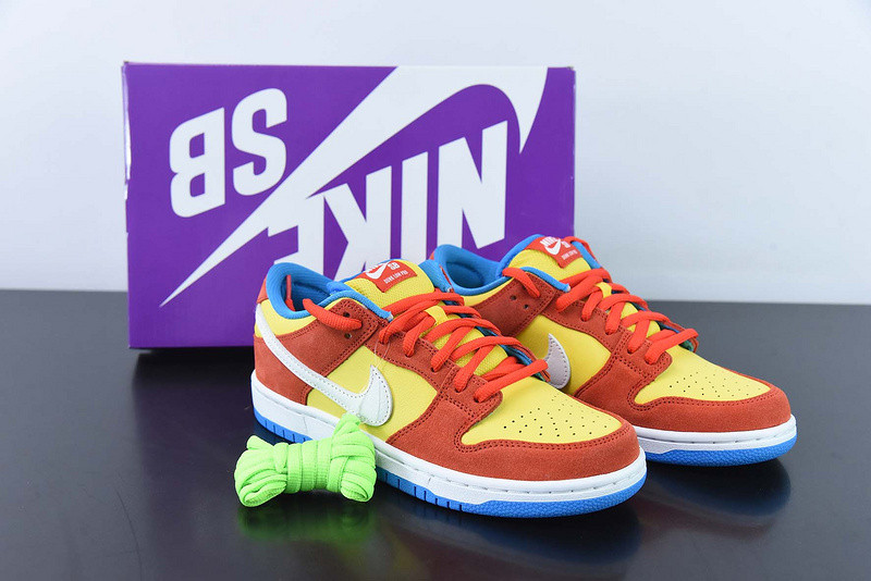 nike sb dunk low pro bart simpson bq6817-602
