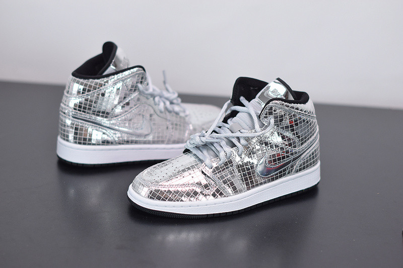 air jordan 1 mid “disco ball" cu9304-001
