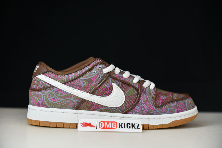 nike sb dunk low pro paisley brown dh7534-200