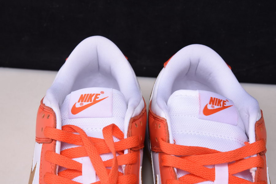 nike dunk low “golden orange” dq4690-800