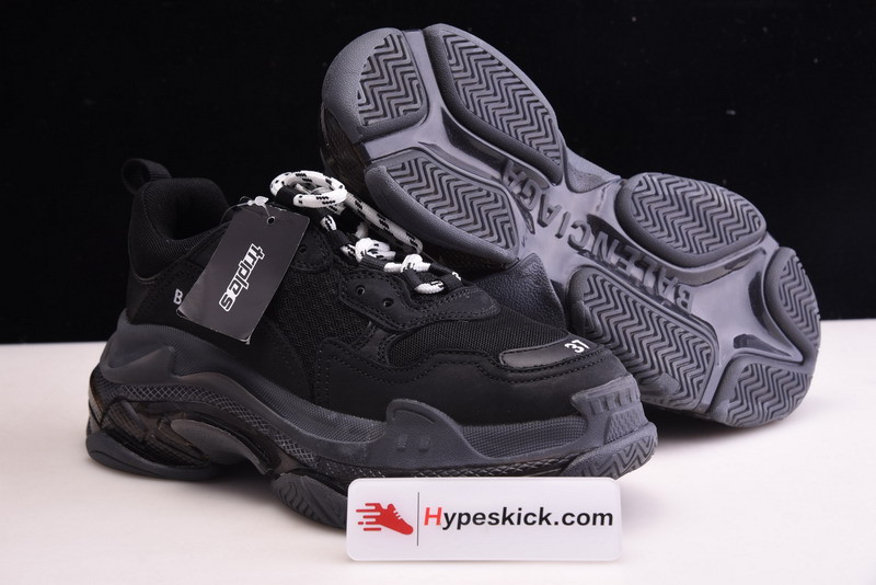 bc triple s trainer ‘all black distressed’’ 541624 w09o1 1000